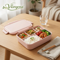 Viorqena™ 5-Compartment Bento Lunch Box – Leak-Resistant Portion Control Meal Prep Food Container with Secure Snap-Lock Lid